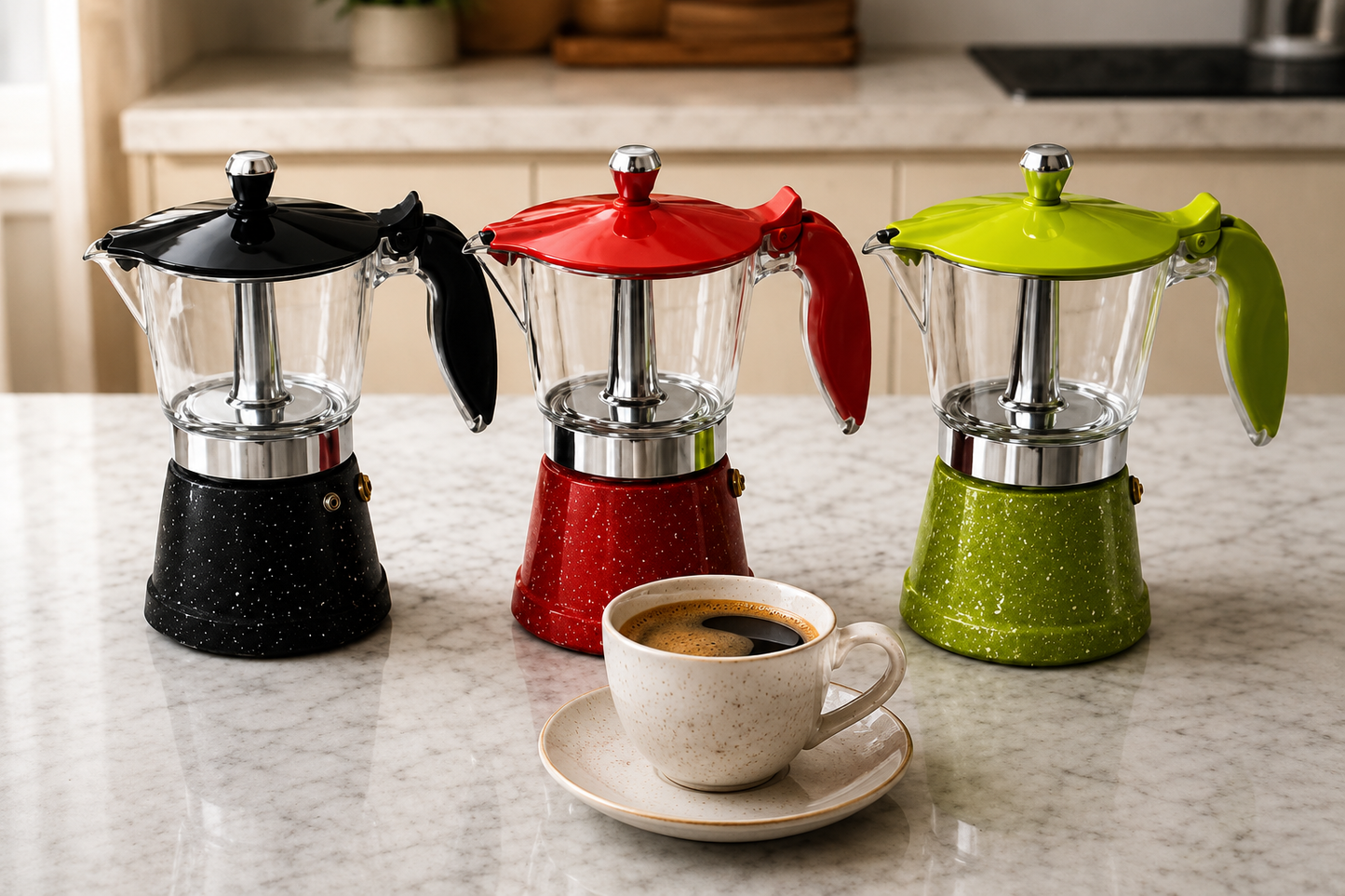 GRECA ITALIANA MOKA DE 3 TAZAS