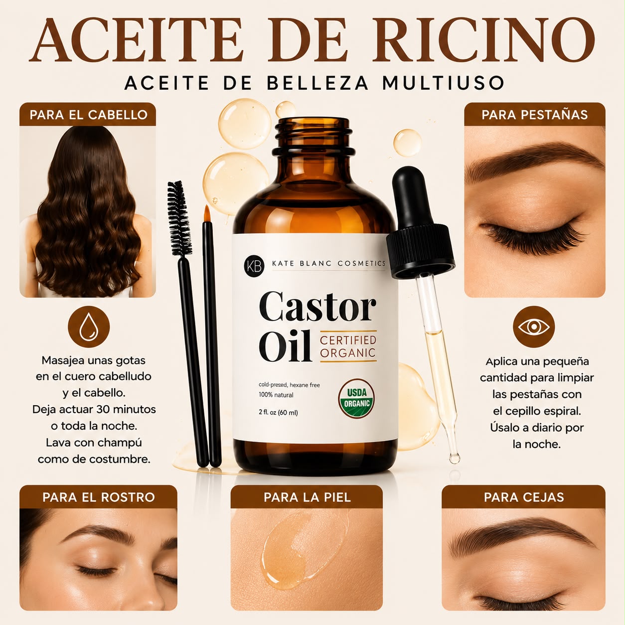 ACEITE DE CASTOR OIL ORGÁNICO PREMIUM